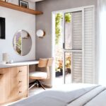 PORTA DE ALUMÍNIO BALCÃO DE CORRER LATERAL 2 FOLHAS MÓVEIS E 1 FIXA - A152.1